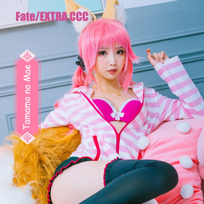Аниме! Fate/EXTRA CCC FGO tammo no Mae сексуальная униформа Косплей Костюм Хэллоуин платье для