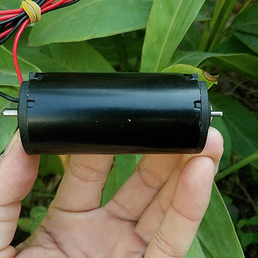 Магниты NdFeB двойные шарикоподшипники микро двигатель семиполюсный ротор 12 В