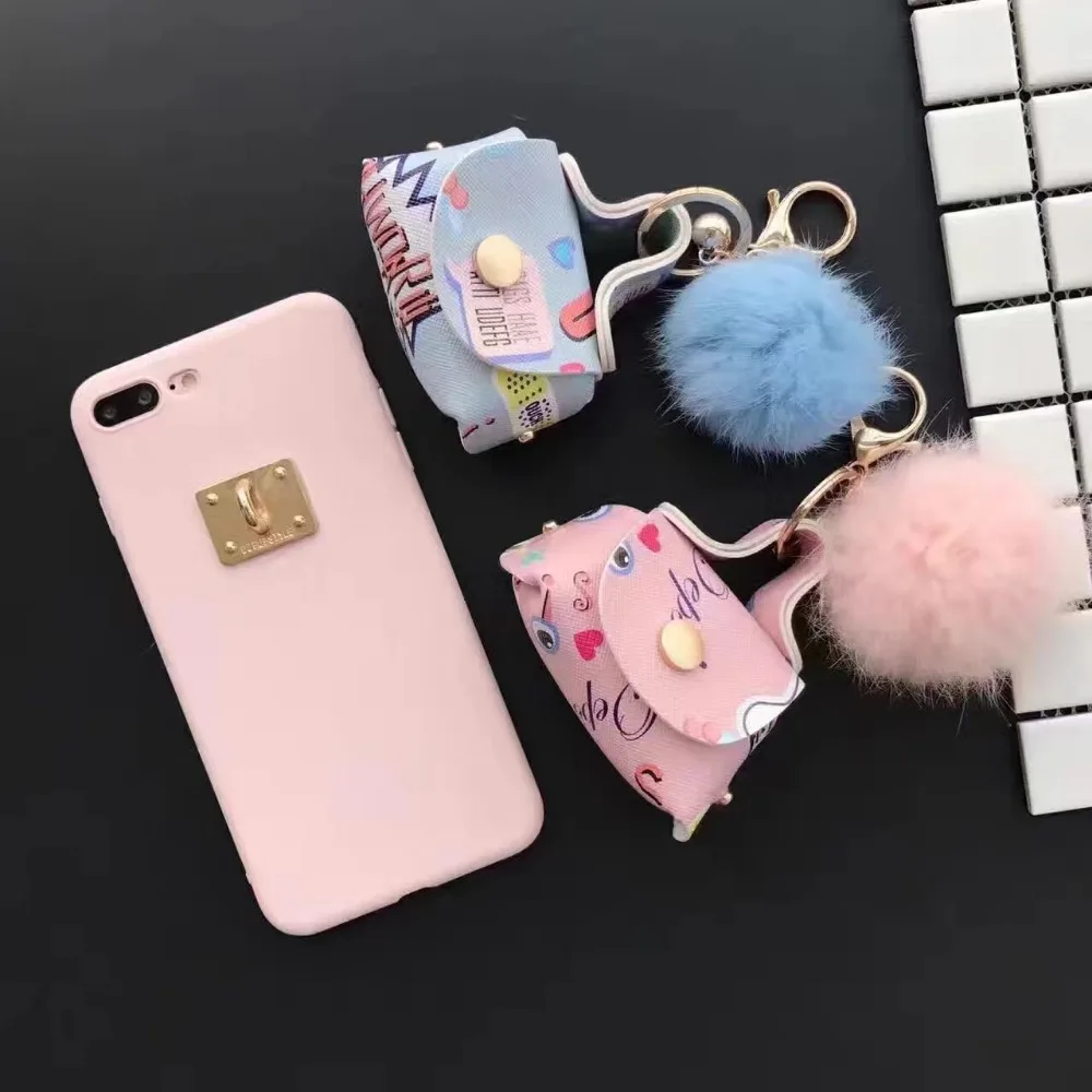 Для iPhone 6 s 7 Плюс Luruxy цвета конфеты монет кошелек кулон мягкие силиконовые телефон