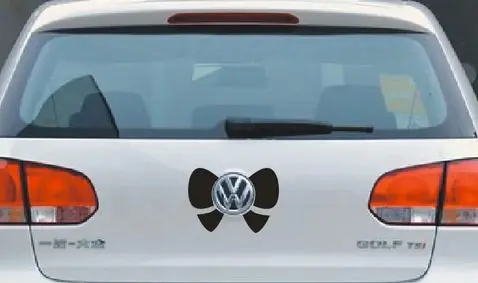 fashion design Funny bowknot vinyl wall car sticker custom made decoration colorful wallpaper logo | Дом и сад