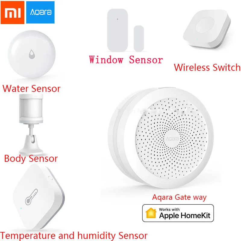 Xiaomi AQARA умный дом наборы шлюз дверь окно сенсор человеческого тела беспроводной