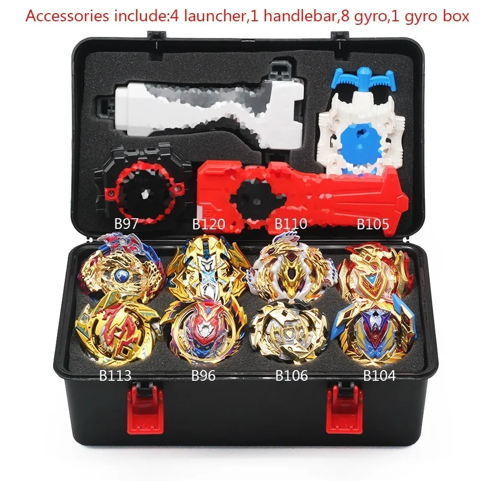 Новые пусковые установки Beyblade B129 Toupie Bayblades металлические черные гальки набор Burst Fafnir коробка Bey Blade игрушки для мальчика на день рождения