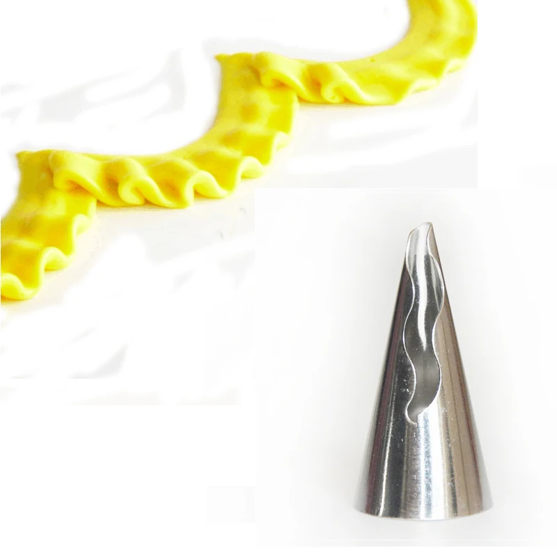 #030 гофрированные украшения наконечник из нержавеющей стали бесшовные