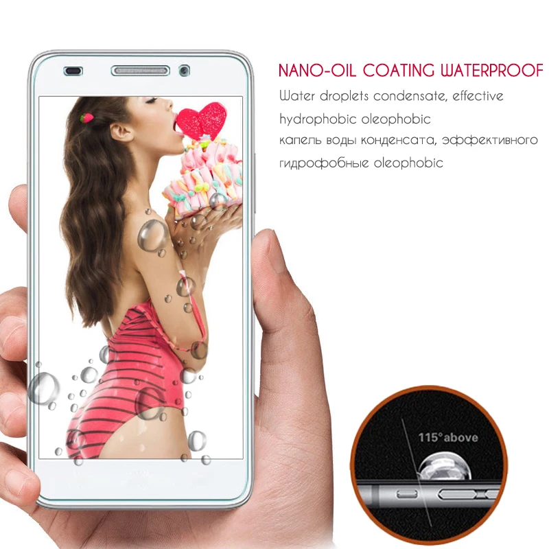 Esvne (2 шт./лот) 2.5D полное покрытие Стекло для Huawei Honor 5C закаленное Экран протектор