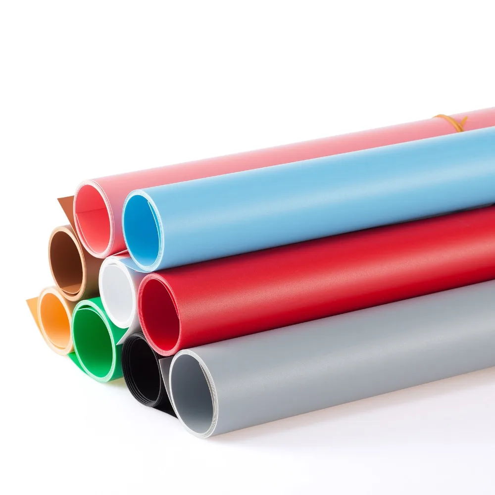 Бесшовный зеленый фон небольшого размера из матового ПВХ 40*66 5 см