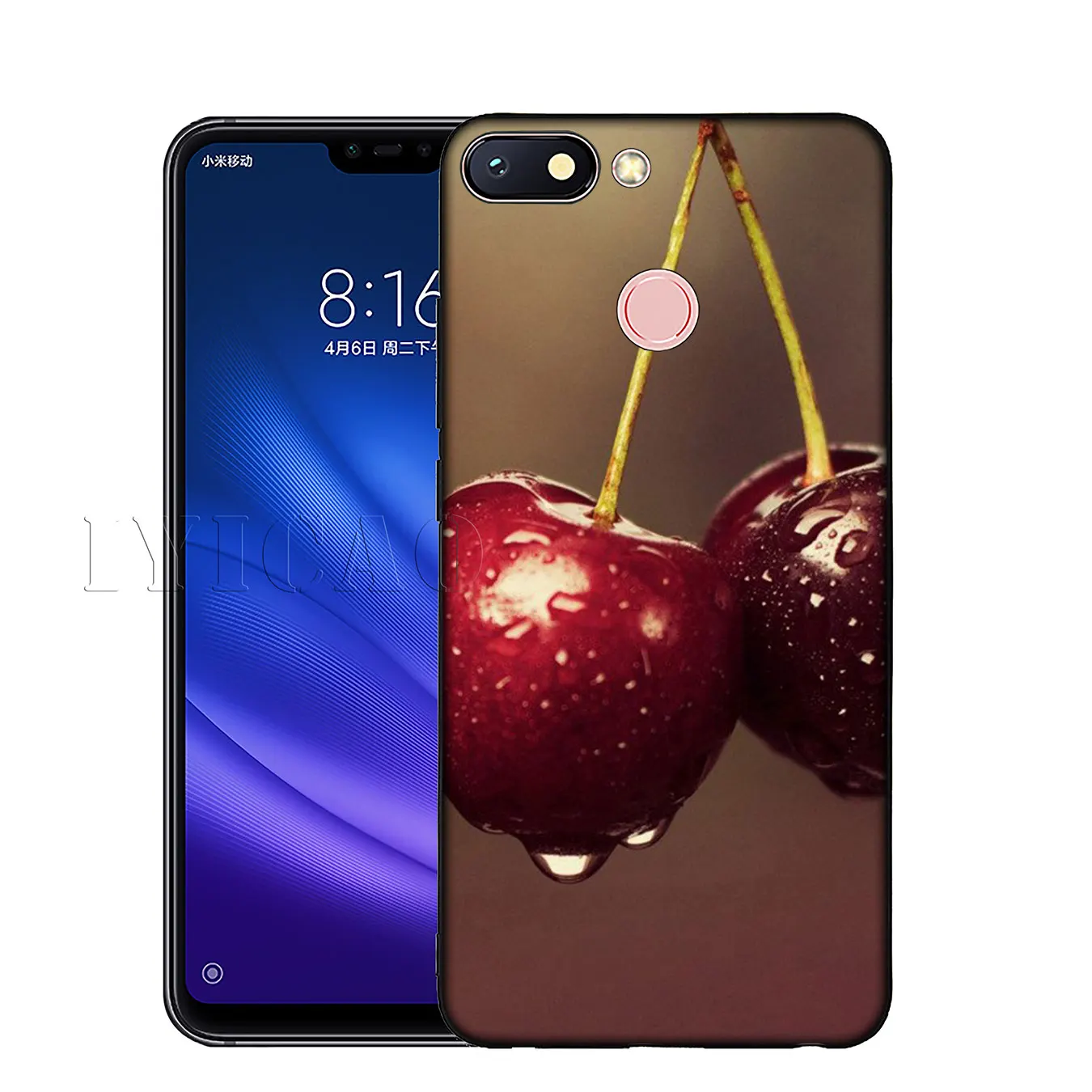 IYICAO Вишневый летний Мягкий силиконовый чехол для телефона Xiaomi Mi 10 9 9T CC9 CC9E 8 SE A3 Pro A1
