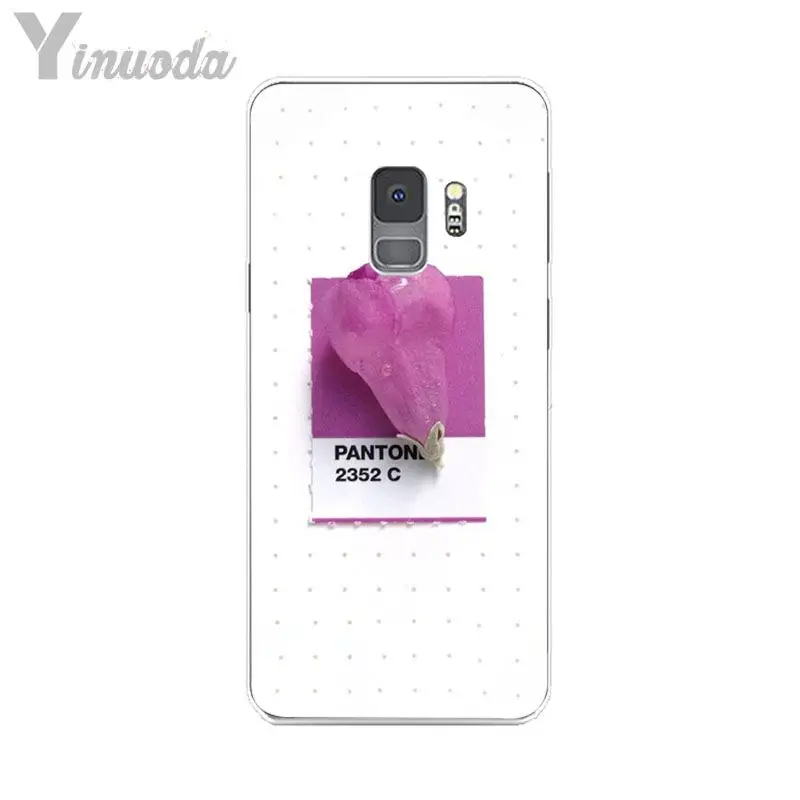 Высококачественный чехол Yinuoda Pantone для телефона Samsung S5 S4 S3 S7 edge S9 Plus S8 plus S6 |