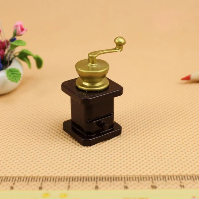 

G05-X132 children baby gift Toy 1:12 Dollhouse mini Furniture Miniature Retro Coffee 1pcs