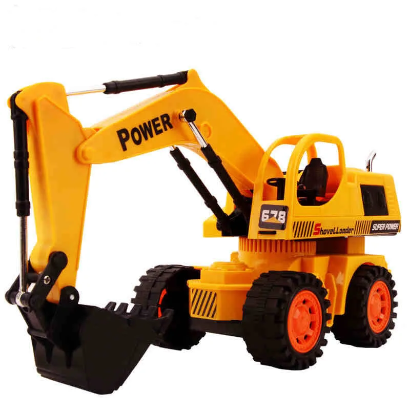 Новый RC экскаватор 6ch дистанционного управления r/c копания Функция с 7 светлый