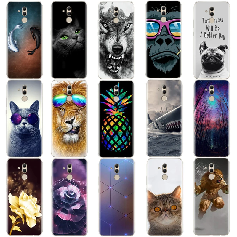Мягкий чехол для Huawei Mate 20 Lite 6 3 дюйма прозрачный силиконовый телефона защитный