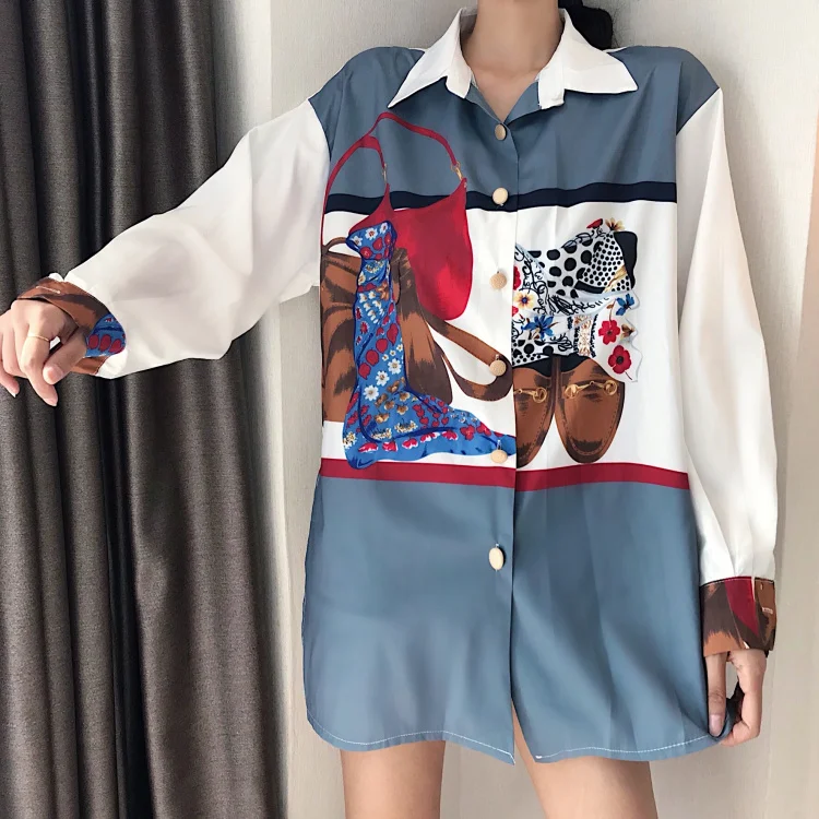 plus size women brand style blouses long tops loose shirts harajuku white blusa vetement femme korean fashion clothing | Женская одежда