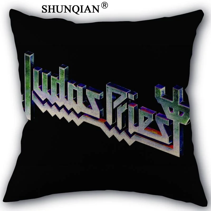 ShunQian Наволочка на заказ Judas Priest домашний текстиль квадратная 45X45 см декоративное хлопковое белье Наволочка Новогодняя наволочка
