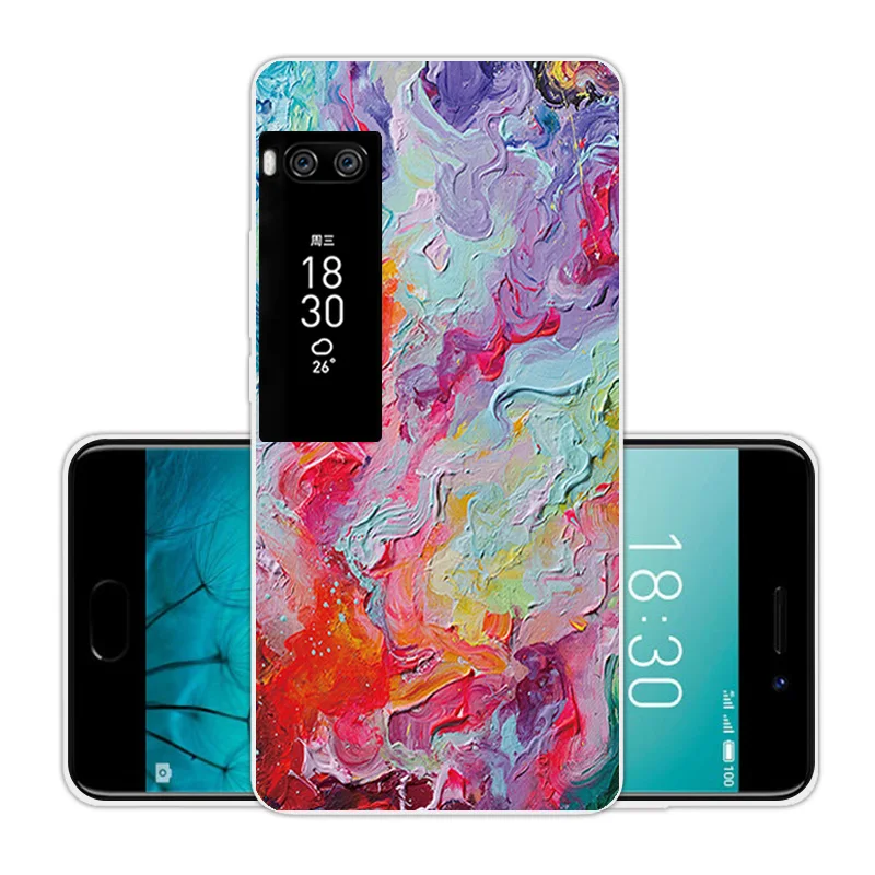 3D чехол для Meizu Pro 7 телефона мягкий силиконовый Pro7 Star прозрачный Ультратонкий из