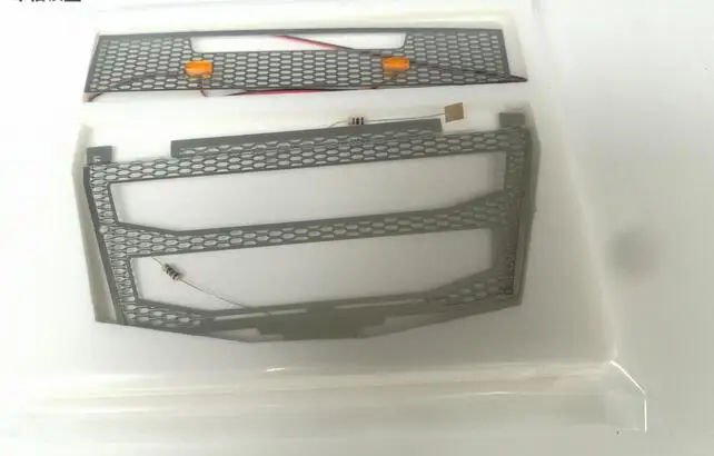 B Передняя решетка/крышка для Tamiya 1/14 тракторных грузовиков Volvo FH16 FH12 Globetrotter 750 6X4 лесовоз EP автомобильный комплект#56360 - Цвет: B