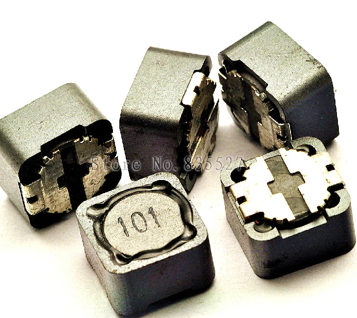 10 шт./лот экранированная катушка индуктивности CD127R 12*12*7 мм 100UH SMD Силовые