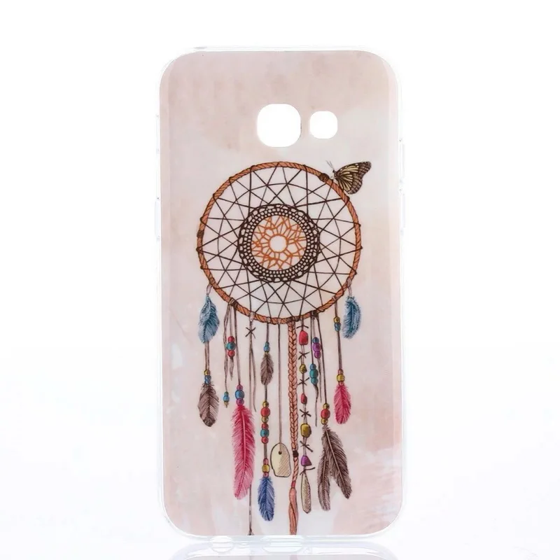 Для Samsung Galaxy A5 2017 Case Силиконовые Милый Мультфильм Животных Цветок блеск Кристалл
