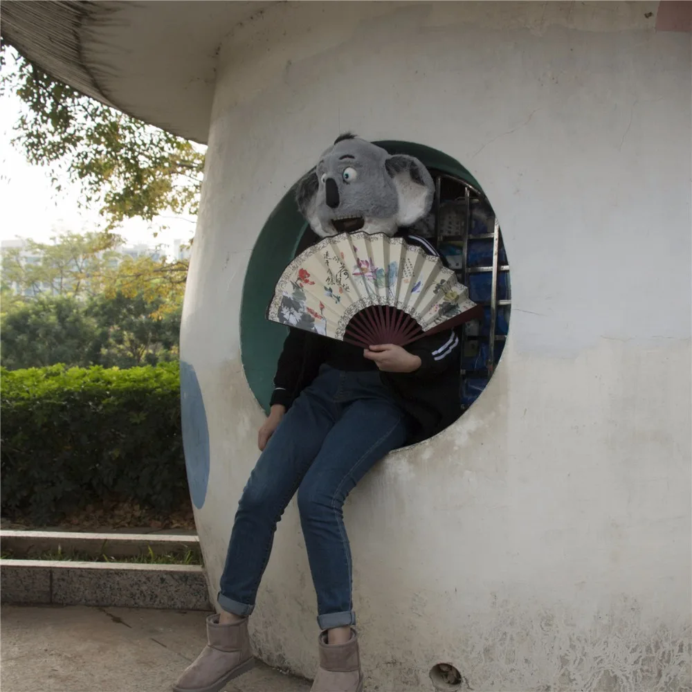 2016 фильм петь Косплэй бустер Луна маскарадные латексные маски животное коала