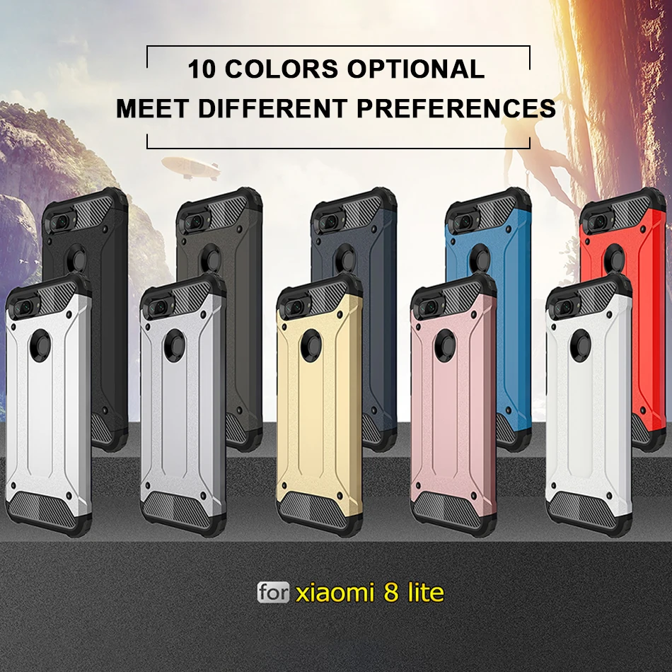 Phone Case For Xiaomi redmi Note 7 Luxury Armor Cover note 6 Pro 6A 5 Coque mi max 3 mix Fundas |