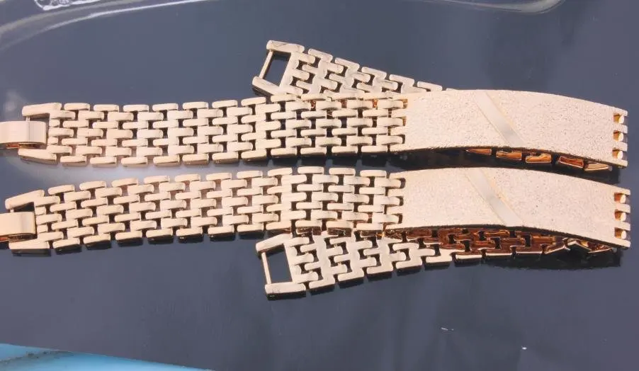 Ювелирные изделия часы Мужчины 18 К желтое золото заполнено браслет золотой