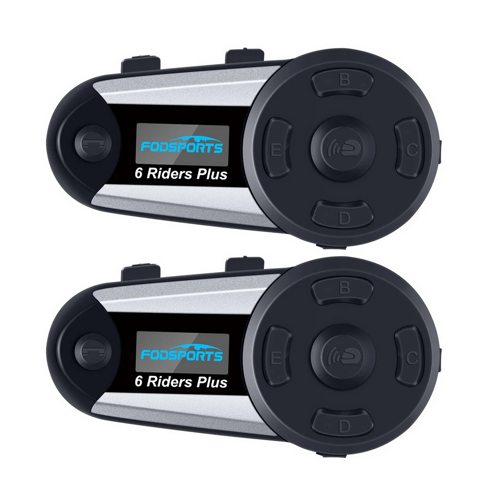 2 шт. V6 Plus Pro BT переговорные беспроводные Bluetooth гарнитуры домофон для футбола рефери судью велосипедной конференции FM радио