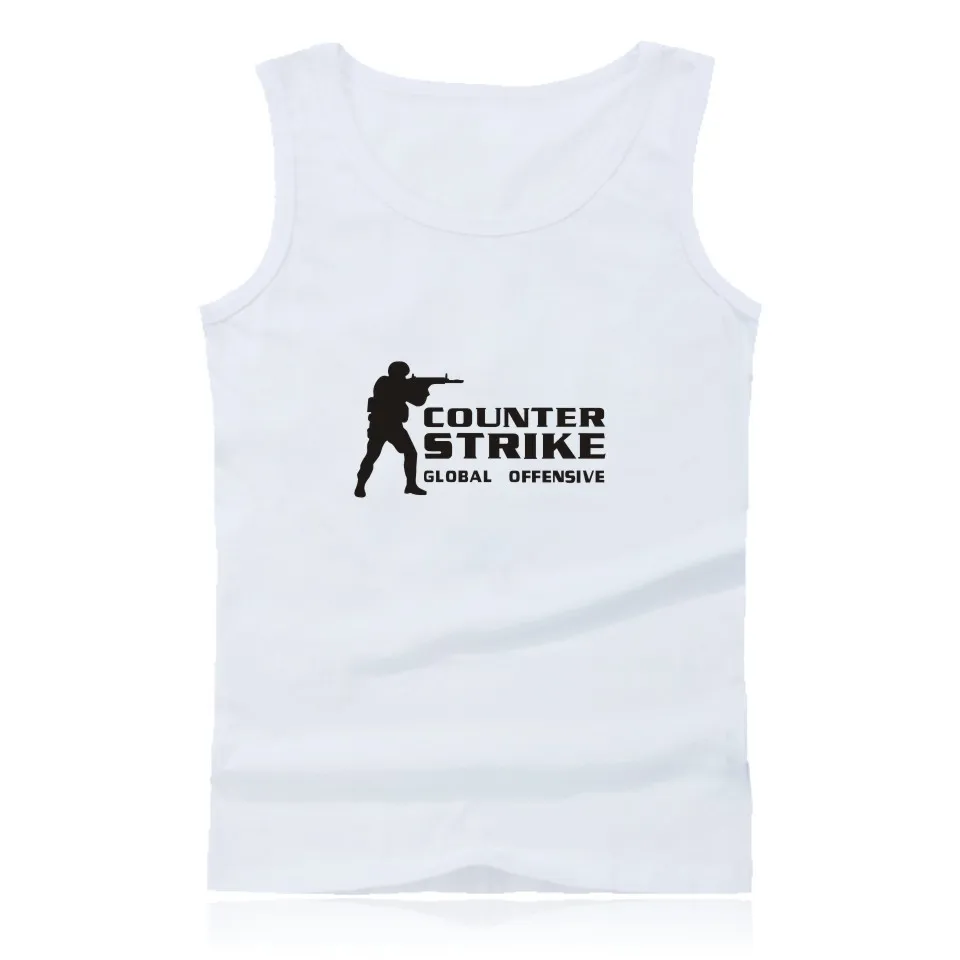 Майка CS GO летняя одежда от Counter Strike блестящая майка|tank top|tank top plussummer tank |