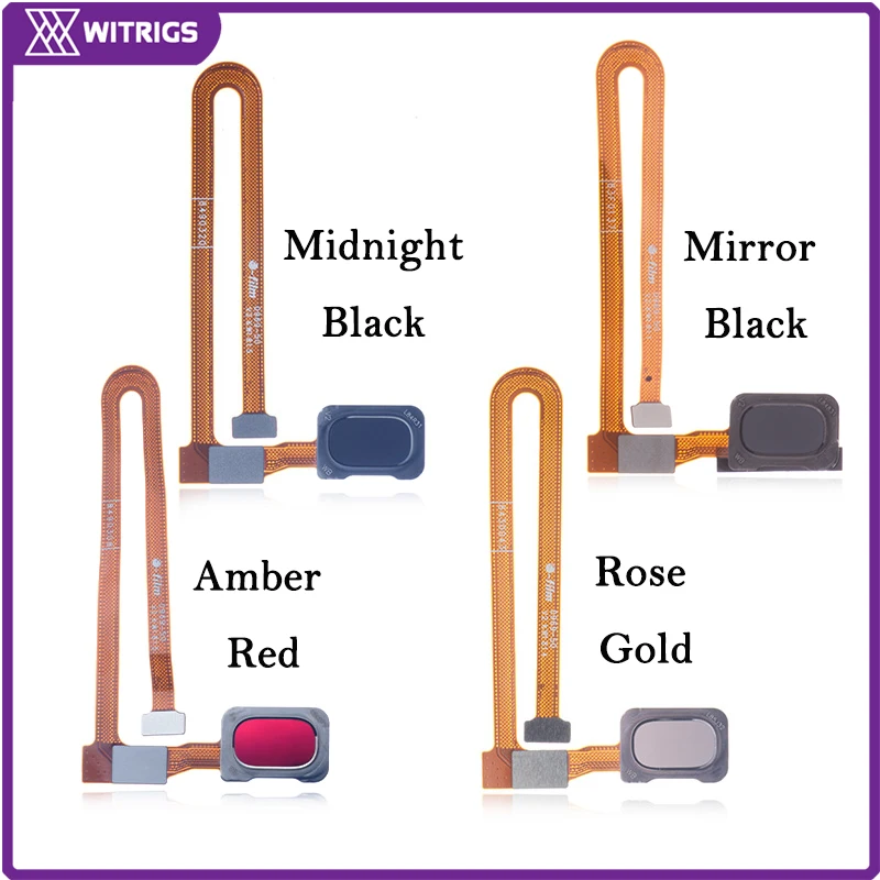 WITRIGS For Oneplus 6 Fingerprint Scanner Touch ID Sensor Home Button Key flex cable OnePlus6 | Мобильные телефоны и