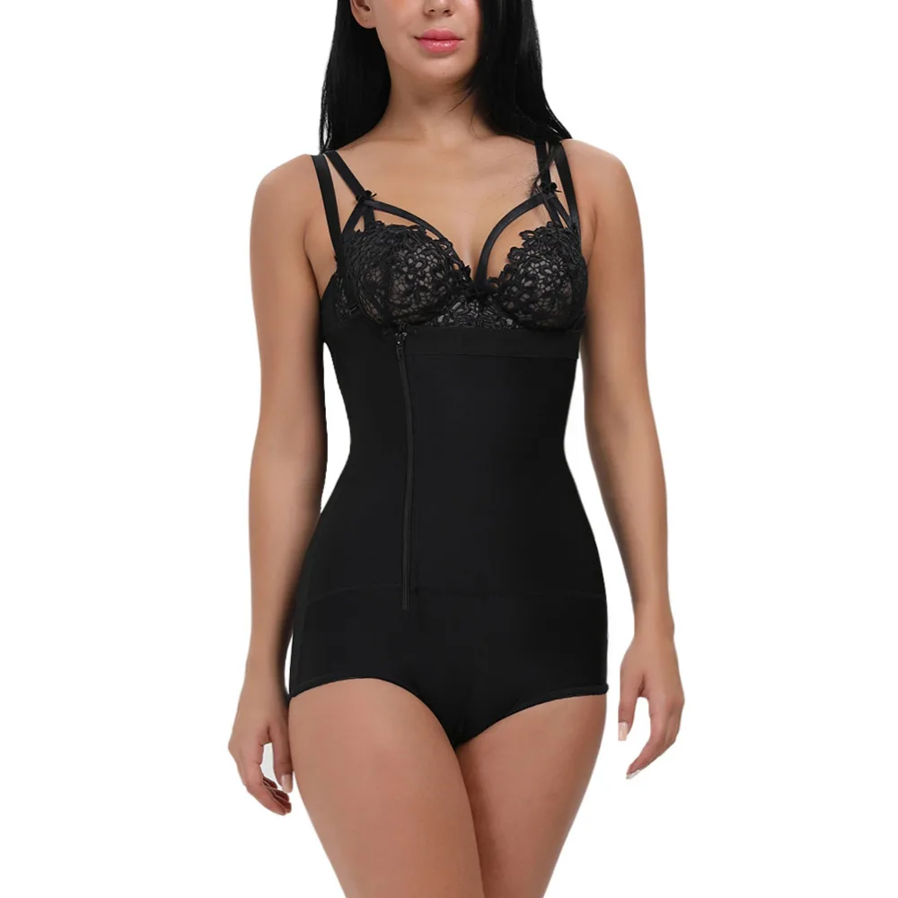 Женское нижнее белье с застежкой молнией большого размера|tummy control|body shaperslimming body