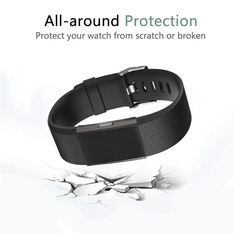 Защитный чехол для смарт-часов мягкий силиконовый из ТПУ Fitbit Charge 2 80630 |