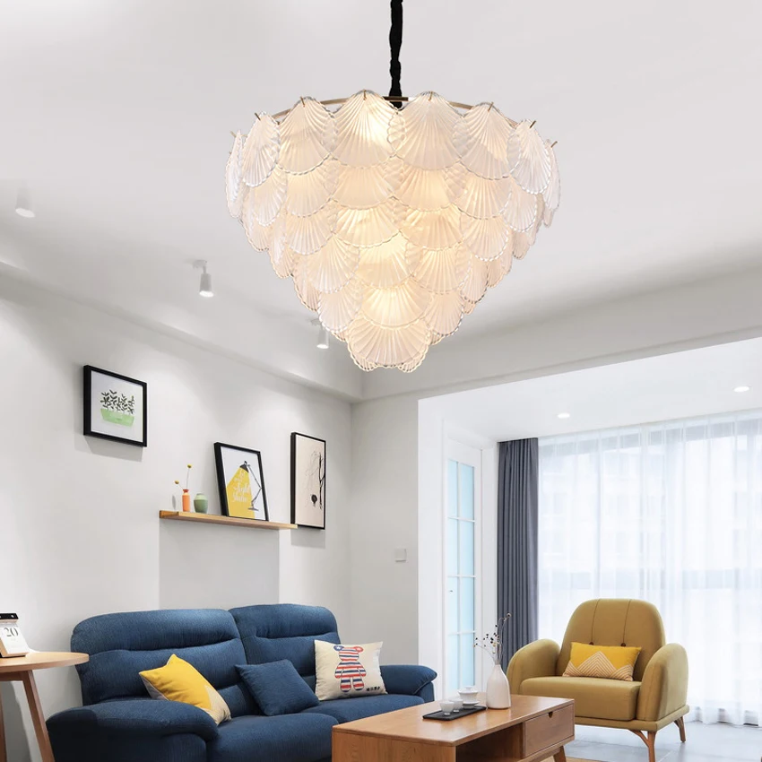 Lustre современная люстра осветительная арматура стеклянная оболочка Светодиодная