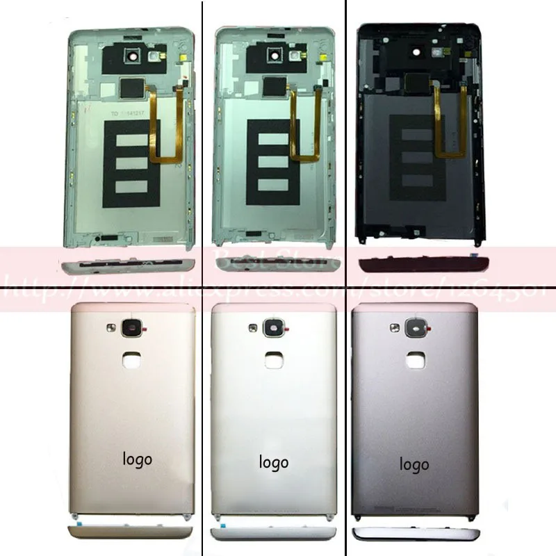 Корпус для huawei Ascend Коврики 7 задняя крышка батарейного отсека с антенной NFC сканер