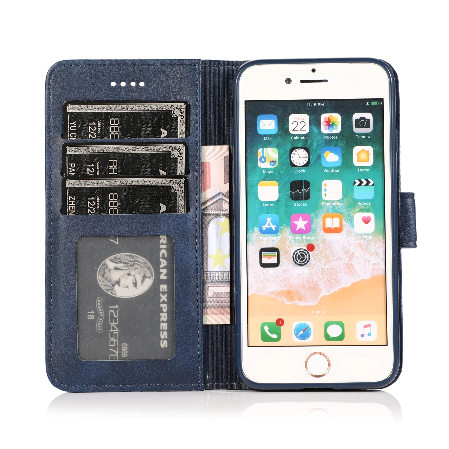 Кошелек чехол для iPhone 6 6S 7 8 Plus X XS Max XR 11 Pro Max кожаный чехол для iPhone 5 5S se 7plus 8plus держатель для карт флип чехол