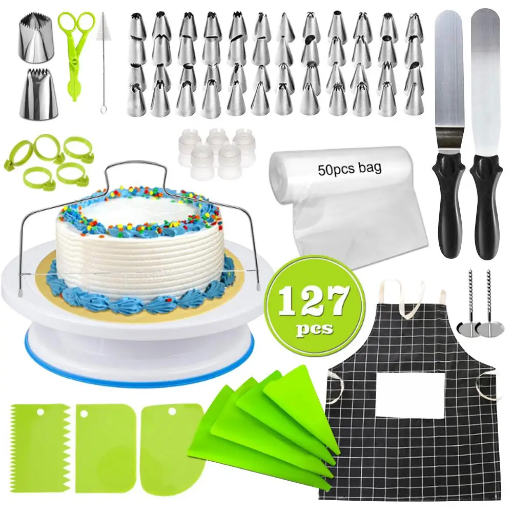 5 типов Нержавеющая сталь Кондитерские насадки для крема с кондитерский мешок