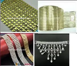 Индивидуальный заказ горный хрусталь Бикини Разъем пряжкой и стразами цепи