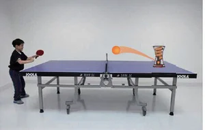 Портативная автоматическая мини машина для настольного тенниса HP 07
