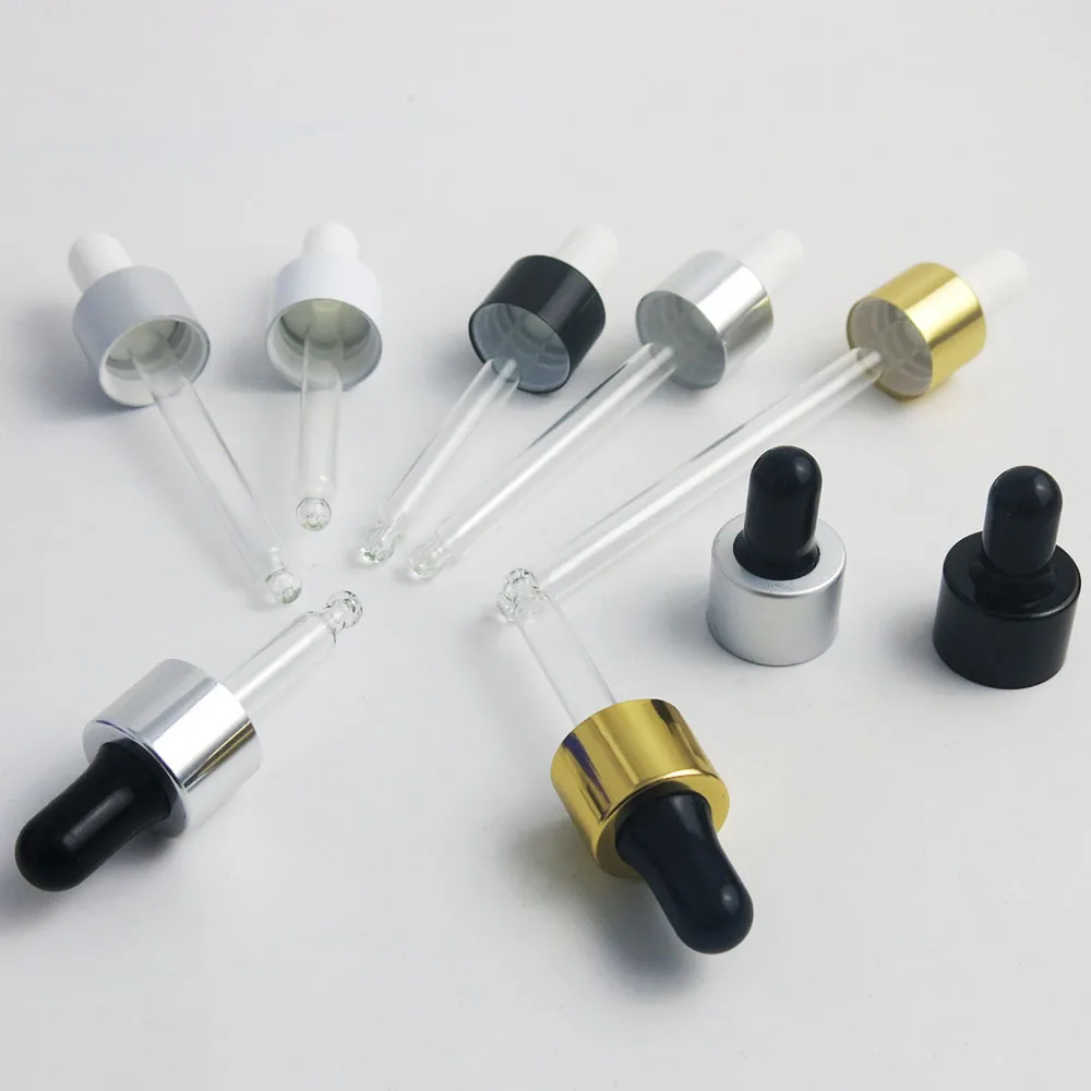 

360 x 5ml 10ml 15ml 20ml 30ml 50ml 100ml Essential Oil Frost Blue Bottle Dropper For Liquid Reagent Pipette with Aluminum Ring