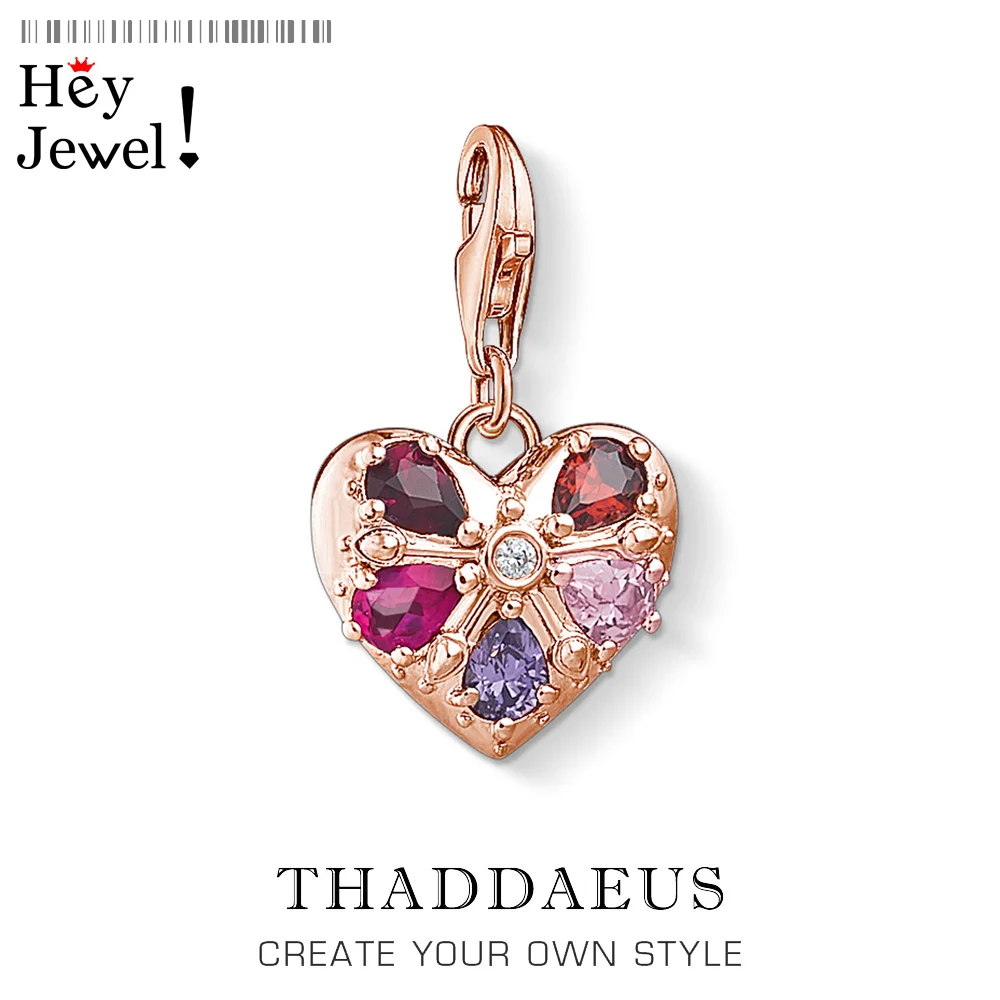 Женский кулон в виде сердца из серебра 925 пробы | Украшения и аксессуары