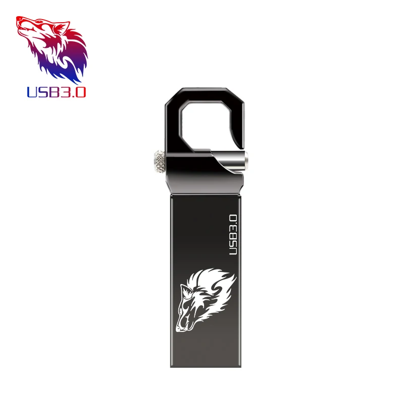black Новинка, флеш-накопитель usb 3,0, 128 ГБ, серебристая металлическая ручка, 64 ГБ, высокоскоростная usb флешка, 16 ГБ, 8 ГБ, флешка, 3,0, брелок, usb, 32 ГБ - Цвет: black