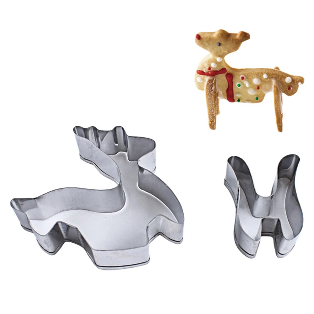 8 шт./компл. Рождественский набор резаков для печенья форма из нержавеющей стали