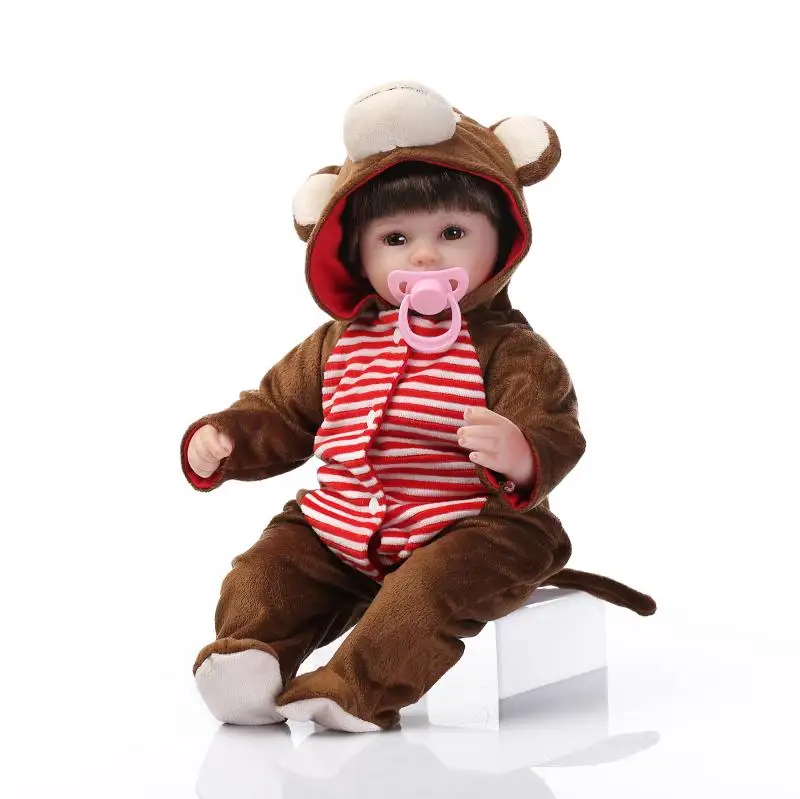 Мягкие силиконовые детские куклы Bebes reborn подарок для детей кукла-реборн NPK 18