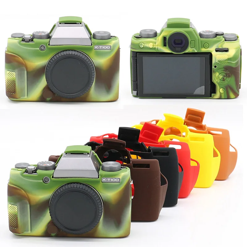 Мягкий силиконовый чехол Sleeplion для камеры Fuji XT100 защитный резиновый чехол для Fujifilm XT-100 беззеркальная система камера Резина
