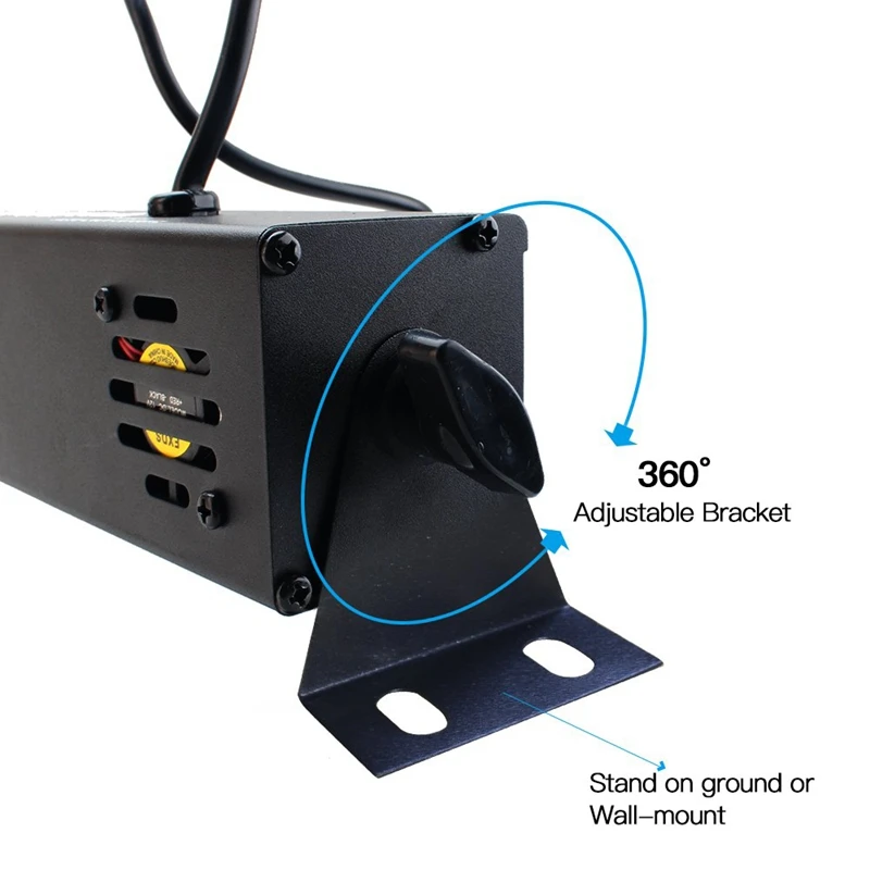 УФ светодиодная панель 12Ledx3W с черными лампами в металлическом корпусе для