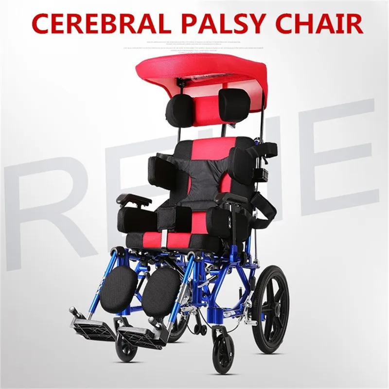 Aluminum Cerebral Palsy Children Adjustable Height Active Portable Manual Wheelchair For Kids