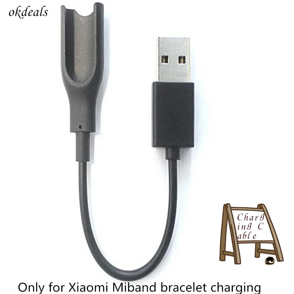 Сменный USB кабель для зарядного устройства адаптер фитнес трекера Xiaomi Mi Band умный