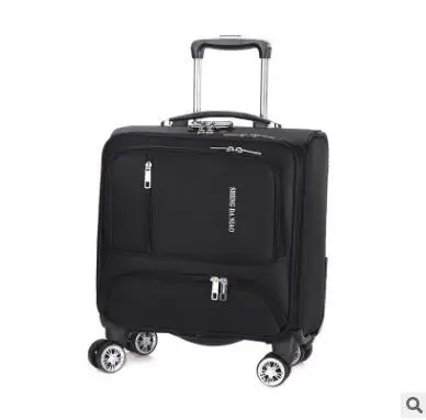 18 Inch Luggage Suitcase Oxford Cabin Boarding Spinner suitcase Men Travel Rolling luggage bag On Wheels Travel Wheeled Suitcase
