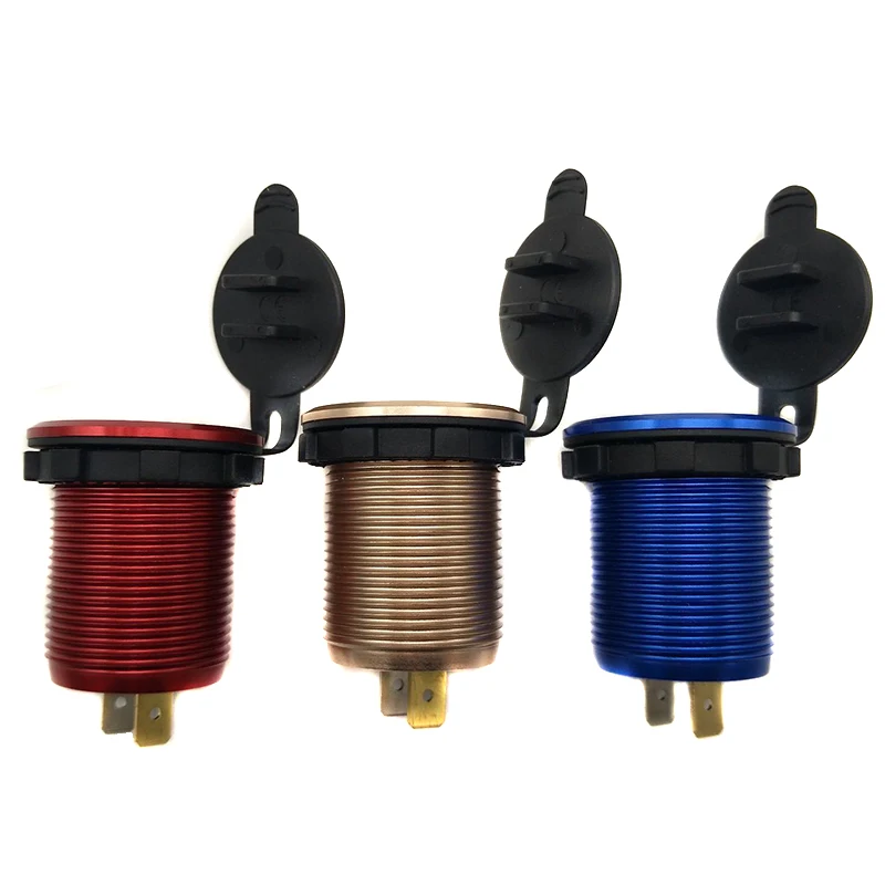 

Hot Car Charger Dual USB QC3.0 Power Adapter Socket Durable Portable Aluminum Alloy JLD