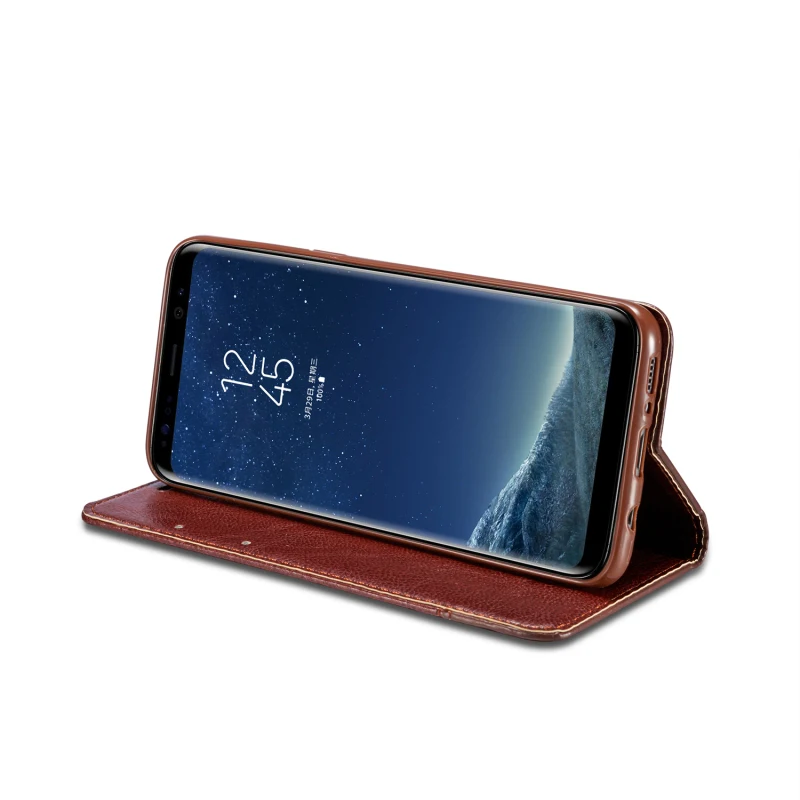 Кожаный чехол с откидной крышкой для Samsung Galaxy Note 8 9 10 Plus S10 S9 S8 S7 Edge S10e Магнитный
