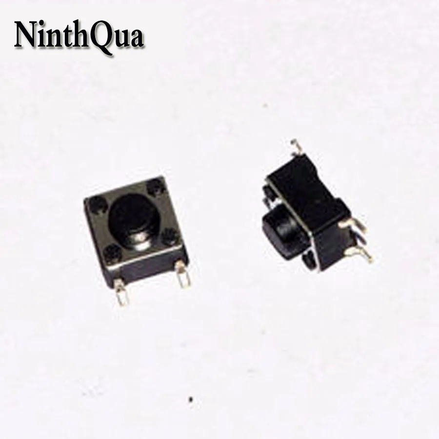100 шт. 6*6 мм 4Pin SMD тактный переключатель 6x6 x4.3/5/6/7/8/9/10/11/12 4P микро кнопочные