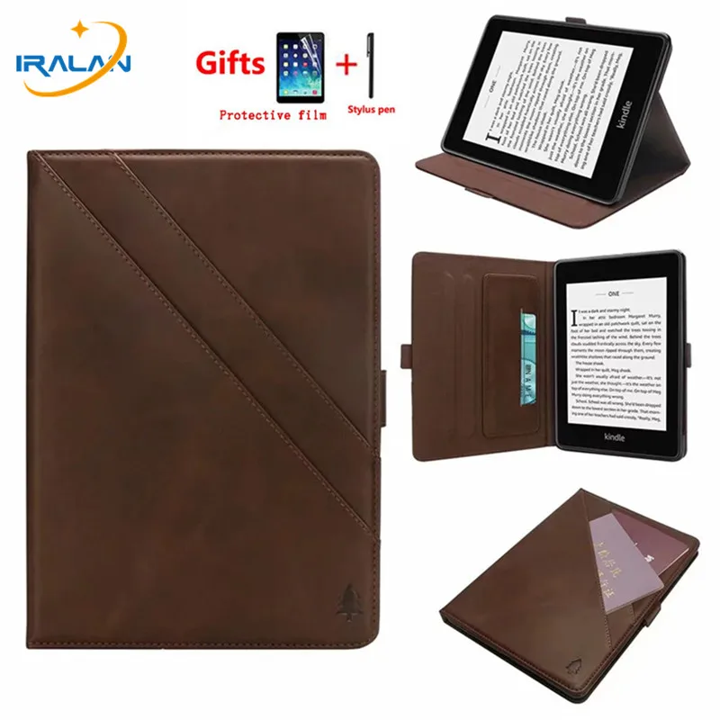 Модный чехол подставка из искусственной кожи для Amazon Kindle Paperwhite 4 2018 10 поколение 6 0