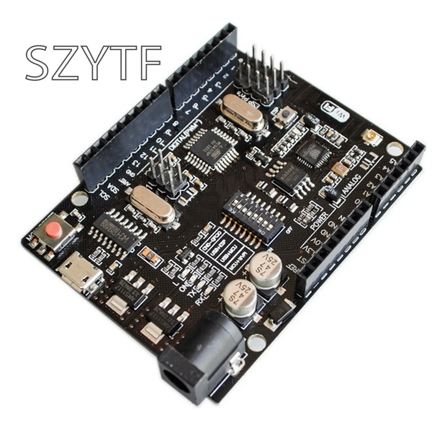 Wi Fi R3 ATmega328P + ESP8266 (32Мб оперативной памяти) USB TTL CH340G| |