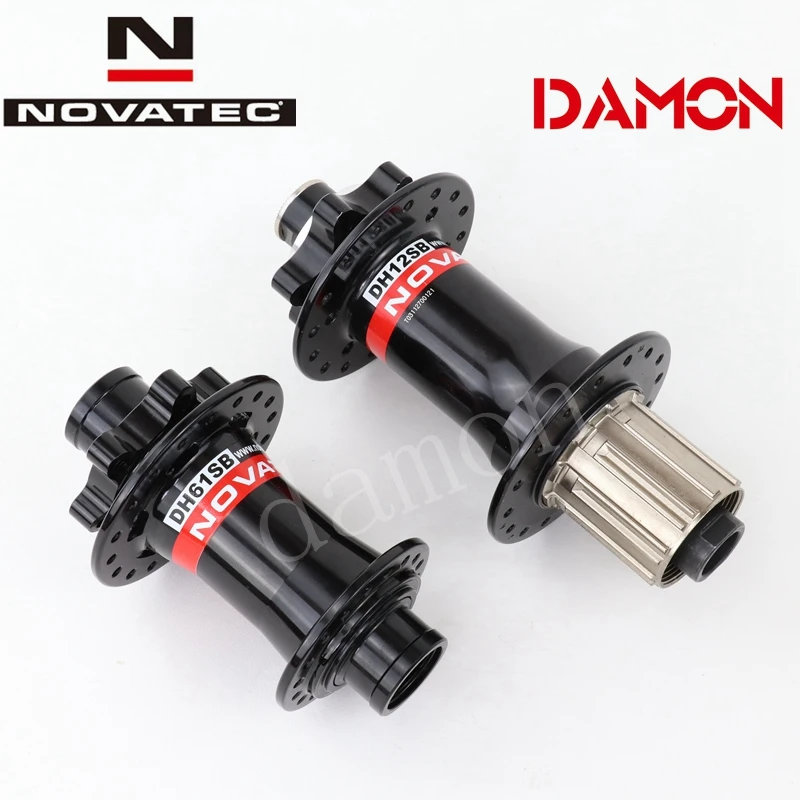 Novatec DH61SB DH12SB Mtb дисковый тормоз 32 36 отверстие велосипедная ступица DH через ось горные велосипедные ступицы 20 мм* 110 мм 12 мм* 150 мм